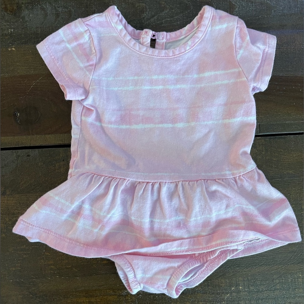 0-3MO pink dress with bloomers